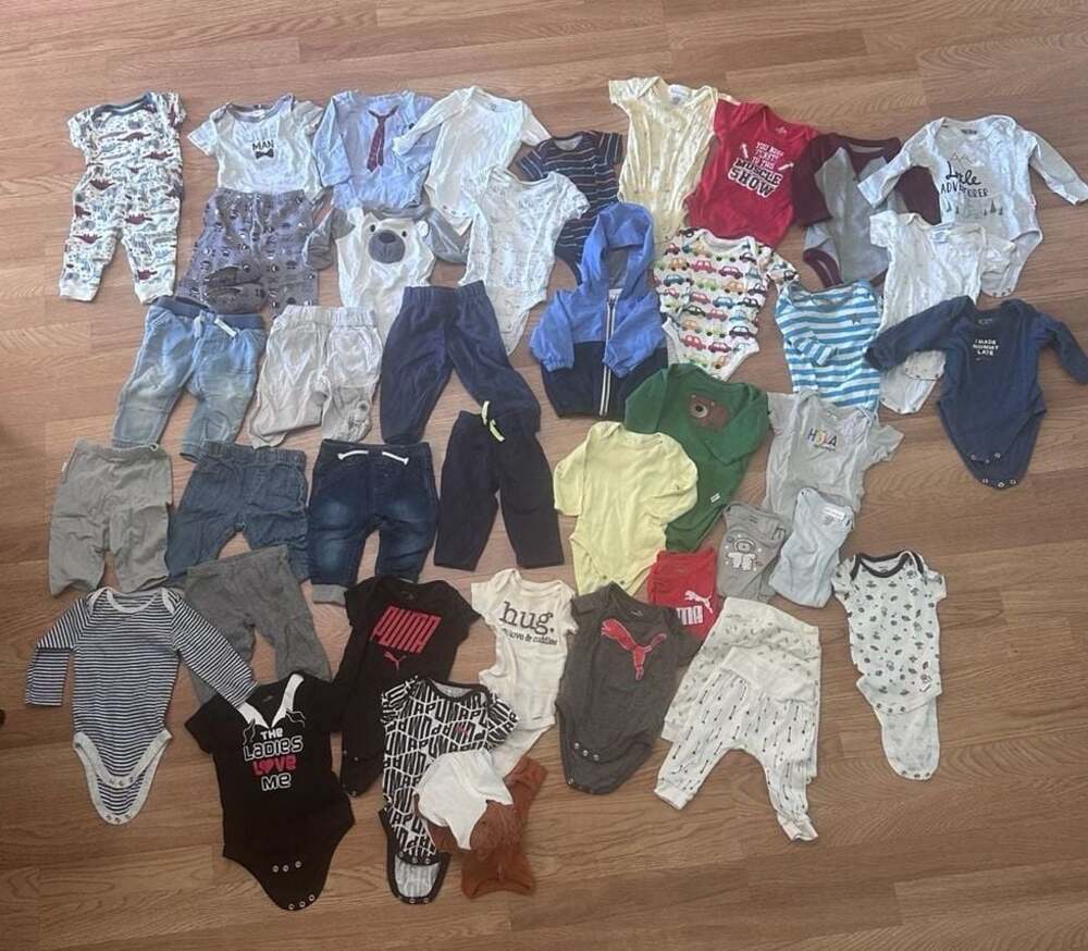 Large Baby Boy Clothing Assorted Lot (Sizes 3-9 Months)